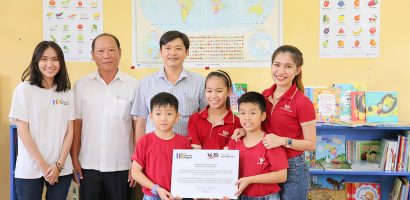 Anh Văn Hội Việt Mỹ Tặng Thêm 2 Thư Viện Cùng 3,000 Sách Mới Cho Các Em Học Sinh Tại An Giang