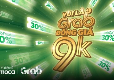 Grab tung khuyến mãi đồng giá 9K mừng mùa lễ hội cuối năm