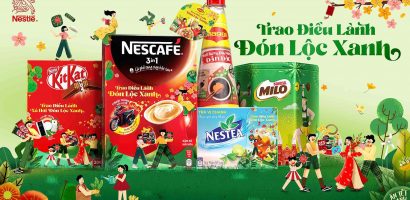 Nestlé Việt Nam ‘trao điều lành, đón lộc xanh’ trong mùa Tết 2022