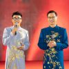 Ca sĩ Nguyên Vũ cùng MC Thanh Bạch, Anh Quân, Quốc Bình, Ngọc Tiên ngọt ngào trong đêm MC Show