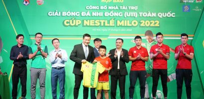 Họp báo công bố nhà tài trợ Giải Bóng đá Nhi đồng (U11) toàn quốc 2022 – Cúp Nestlé MILO