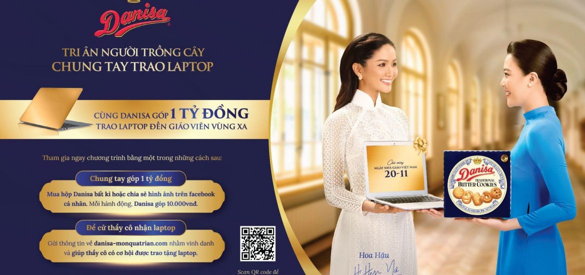 Danisa cùng cộng đồng tiếp sức cho ước mơ của giáo viên