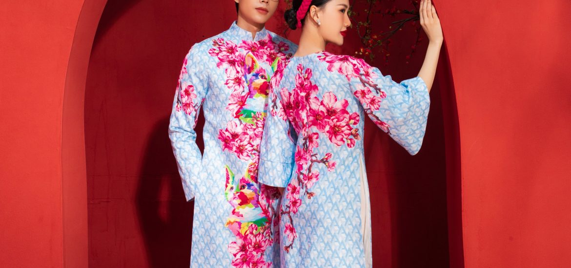 Adrian Anh Tuấn giới thiệu BST Áo dài Tết Quý Mão