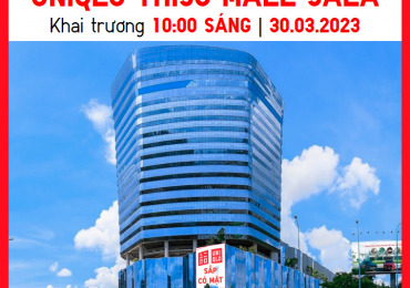 Cửa hàng UNIQLO THISO MALL SALA chính thức khai trương vào 30/3