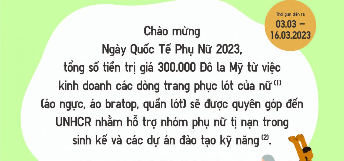 Tập Đoàn Fast Retailing Quyên Góp 300.000 Đô La Mỹ Hỗ Trợ Dự Án Dành Cho Phụ Nữ Tị Nạn