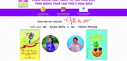 MC Xuân Hiếu & MC Thiên Phong giao lưu với độc giả nhân dịp ra mắt sách mới