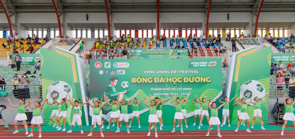 187 đội bóng tham gia tranh tài tại Vòng chung kết Giải Bóng Đá Học Đường TP.HCM – Cup Nestlé MILO năm học 2022-2023