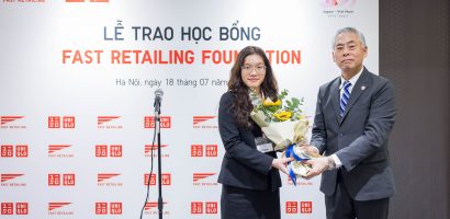 Quỹ Fast Retailing tặng 6 suất học bổng bậc cử nhân cho du học sinh Việt Nam