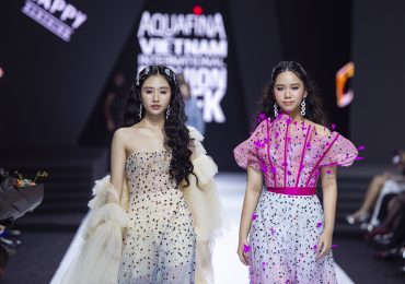 Bella Vũ khoe tài chơi đàn piano và catwalk trong Tuần lễ thời trang Việt Nam 2023 