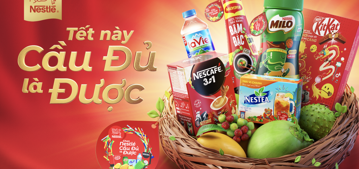 Nestlé khởi động chiến dịch Tết 2024 với thông điệp “Cầu Đủ Là Được”