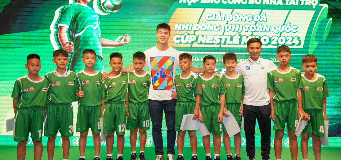 Nestlé MILO đồng hành cùng Giải Bóng đá Nhi đồng (U11) toàn quốc 2024