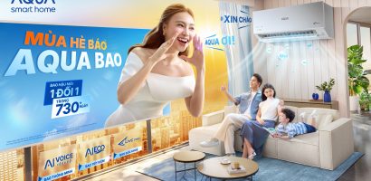 AQUA UV VOICE – Điều hòa tích hợp AI Voice đầu tiên, khuấy động mùa hè với công nghệ 1-0-2 