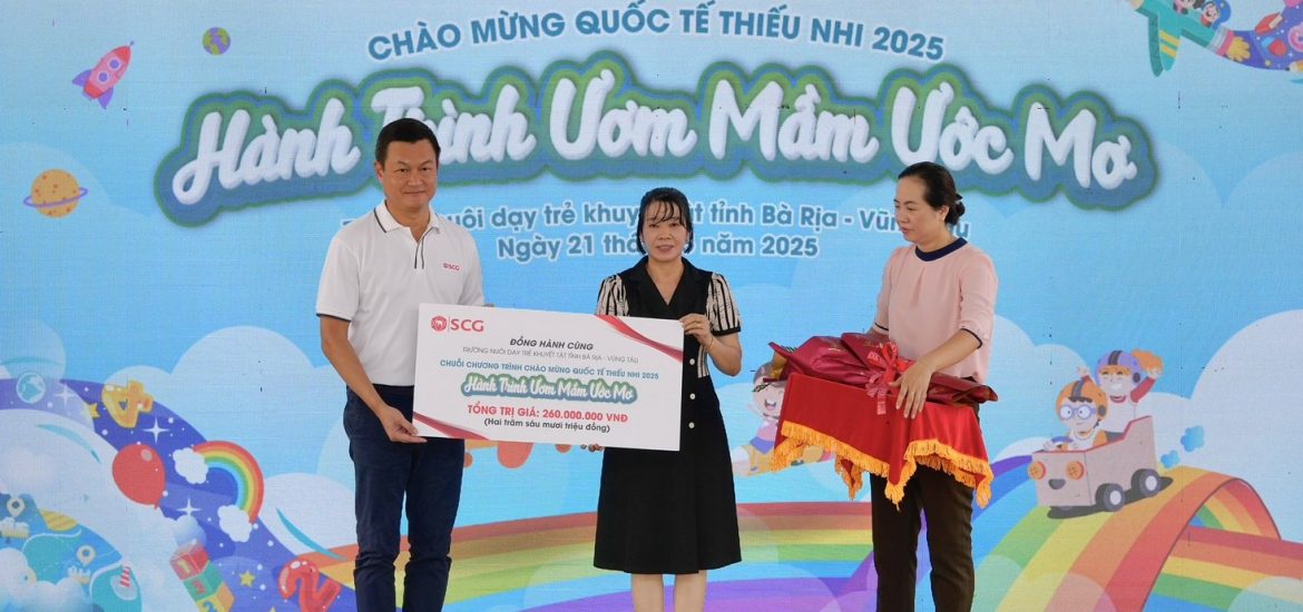 Ươm mầm ước mơ: Hành trình 17 năm của SCG vì một xã hội hòa nhập cho trẻ khuyết tật tại Bà Rịa – Vũng Tàu