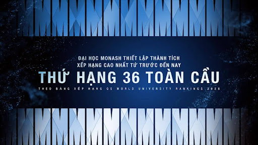 Đại học Monash (Úc) đạt thứ hạng cao nhất từ trước tới nay trên BXH Đại Học Thế Giới QS Năm 2026 