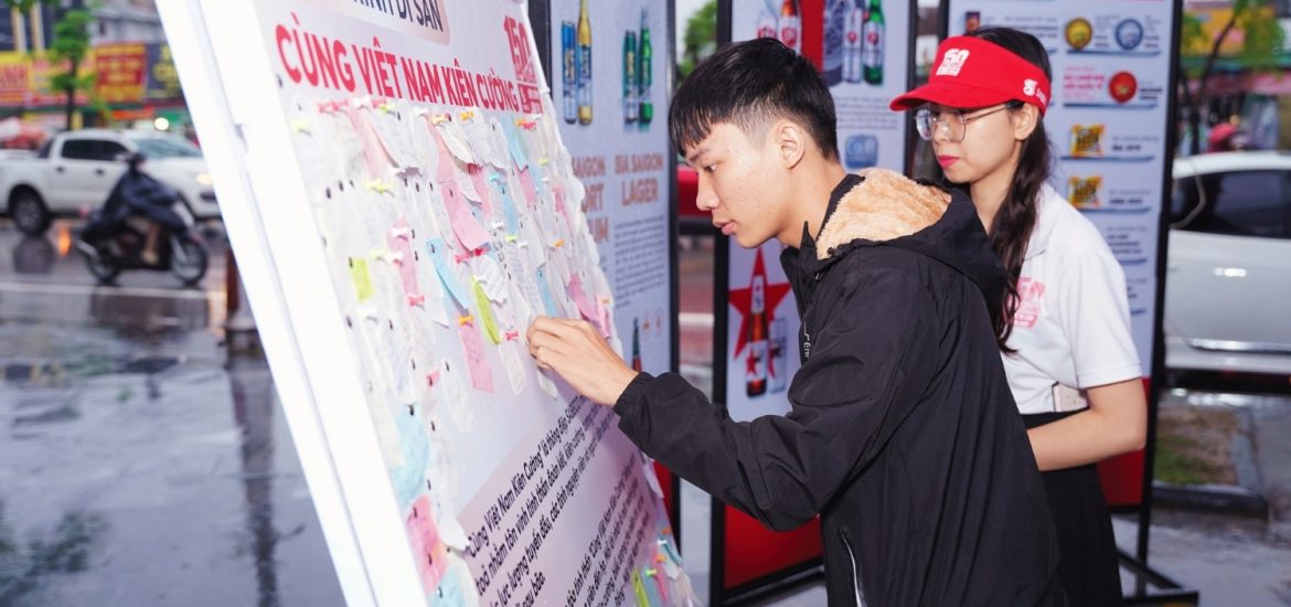 Sabeco đóng góp 1 tỷ đồng hỗ trợ khắc phục thiệt hại sau bão lũ cho người dân tại Nghệ An và Hà Tĩnh