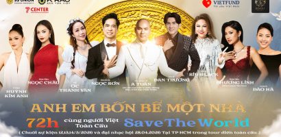 Dàn sao Việt quy tụ trong chuỗi sự kiện 72h “Save The World” do A Tuân khởi xướng