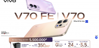vivo ra mắt bộ đôi V70 và V70 FE: Nâng tầm trải nghiệm nhiếp ảnh di động và sáng tạo hình ảnh 