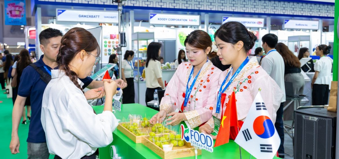 Nông sản, thực phẩm Hàn Quốc ghi dấu ấn tại Vietfood & Beverage – Propack Vietnam 2026