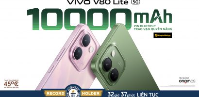 vivo V80 Lite 5G thiết lập KỶ LỤC GUINNESS THẾ GIỚI™ với 32 giờ 37 phút sử dụng liên tục on-screen nhờ trang bị Pin BlueVolt 10.000mAh