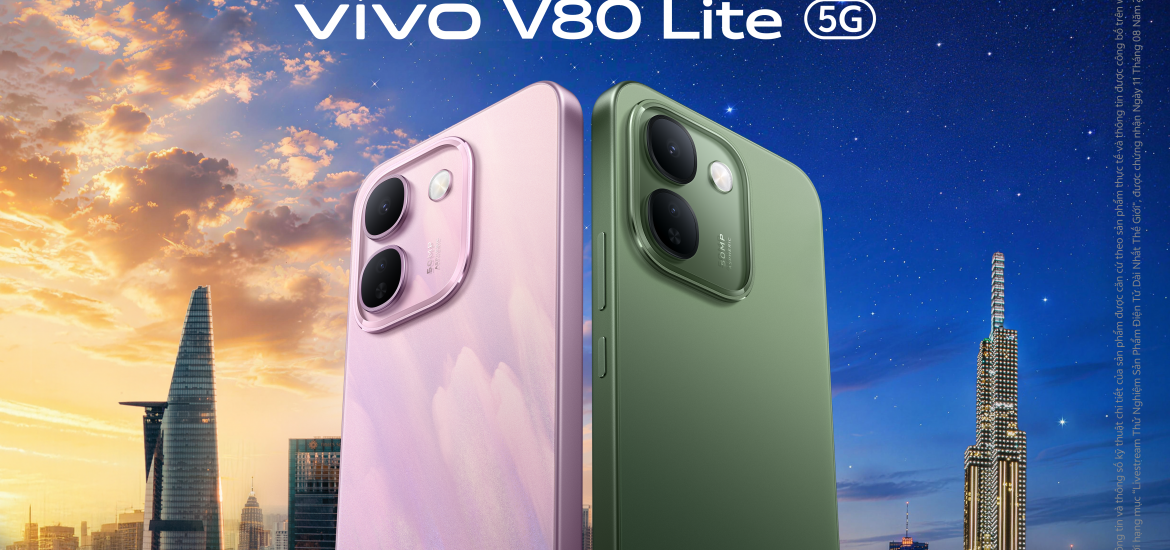 vivo V80 Lite 5G chính thức ra mắt: Mang điện thoại pin 10.000mAh đạt KỶ LỤC GUINNESS THẾ GIỚI™ đến với người dùng Việt
