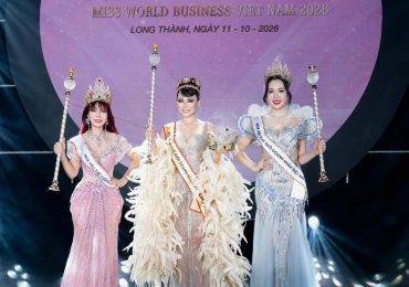 Hoa hậu thế giới doanh nhân Việt Nam 2026 với những màn trình diễn ấn tượng, sân khấu được đầu tư công phu